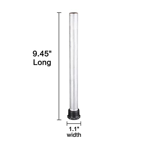 RV Anode Rod 2 Pack Aluminum Zinc Sacrificial Water Heater Anodes for Rust & Smell Prevention