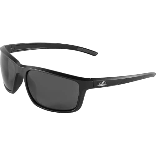 Bullhead Safety Eyewear BH2763AF Pompano, Matte Black Frame/Temple Smoke Af Lens Black Tpr Nose Piece And Temple Ends