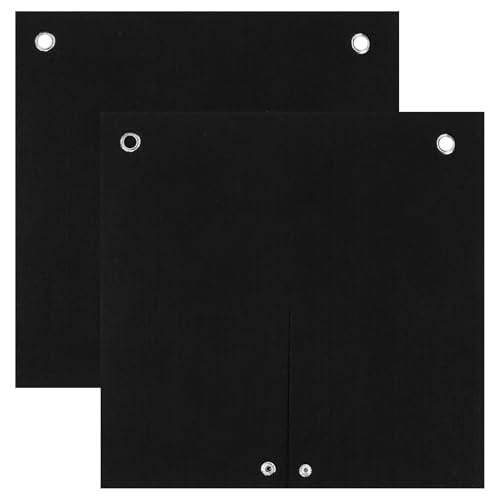 2Packs Welding Blanket Fireproof, 12" x 12" Opening Shape Welding Mat Up To 1800¡ÆF, Brazing Heat Shield for Torch, Flame Retardant Protective Mat for Solder Plumbers HVAC Torch Protector