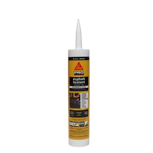 SIKA Sikaflex-410 Self-Leveling Asphalt Crack Sealant - Black, 9 fl oz