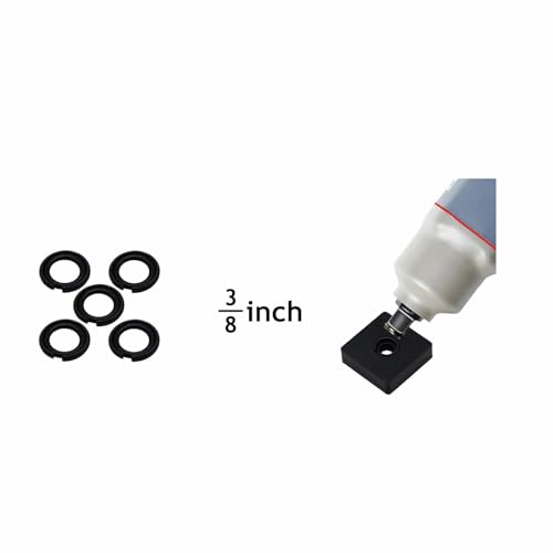 (4+4 Sets) 3/8¡± and 1/2" Impact Retaining Ring Clip with O-Ring for Electric/Pneumatic Type Impact Wrench, Retainer Ring Anvil Install Tool Included