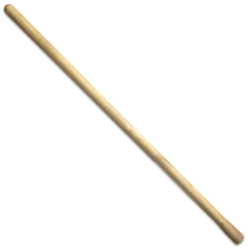 55-Inch Pure Solid Wood Replacement Handle for Garden Digging Spading Fork, Surface Coated with Protective Paint, Clear Finish, Convenient and Durable