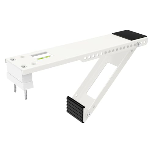 Fioracl Drilling Window Air Conditioner Support Bracket, Up to 85 lbs, Universal AC Unit Support with Bubble Level