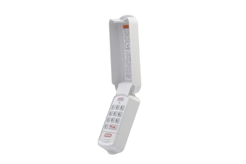 Genie Wireless Keyless Garage Door Keypad - 1 Pack - Compatible with All Genie Intellicode Models - White