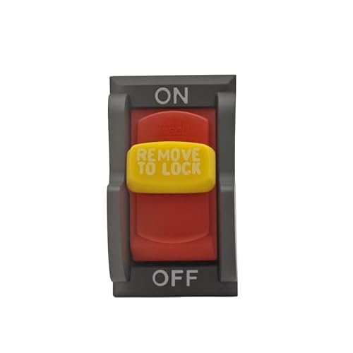 SW7A On-Off Toggle Switch 2 Prong for Delta, Ryobi 46023, Delta/Porter Cable 489105-00, 438010170141,Compatible with Table Saws, Drill Press, Power Tools, Planer, Band Saw