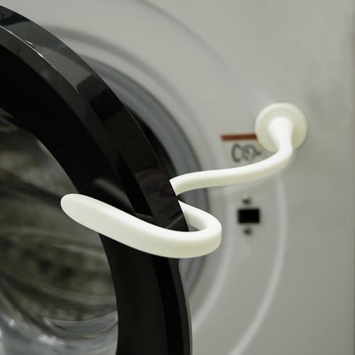 PinkCross 43mm Front Load Washer Door Prop – Magnetic Silicone Door Stopper (White)