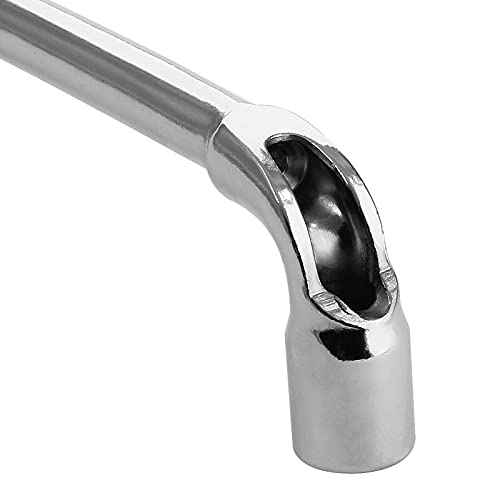 Piutouyar 7mm Metric L Shaped Angled Hex Socket Wrench, Double-Head Elbow Hex Wrench for Mechanic Repair Tool 1Pcs