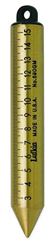 Crescent Lufkin 20 oz. Inage Solid Brass Cylindrical Metric Plumb Bob
