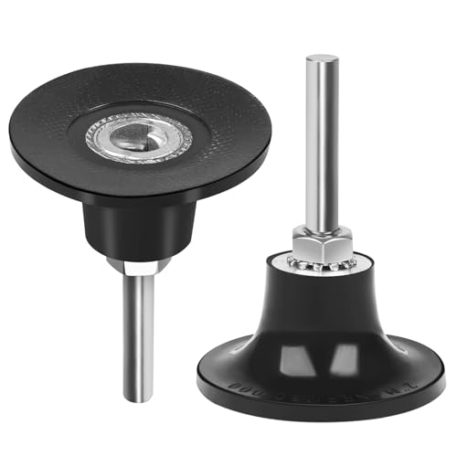 2 Pack 2 inch Die Grinder Sanding Disc and 1/4 Shank, Grinder Holder for Roloc, Quick Change Disc Holder Accessories Polishing Scrub, and Surface Conditioning Tool