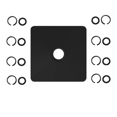 (4+4 Sets) 3/8¡± and 1/2" Impact Retaining Ring Clip with O-Ring for Electric/Pneumatic Type Impact Wrench, Retainer Ring Anvil Install Tool Included