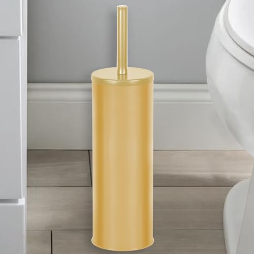 Zahari Home Gold Toilet Plunger with Holder - Heavy Duty Cleaning & Strong Suction