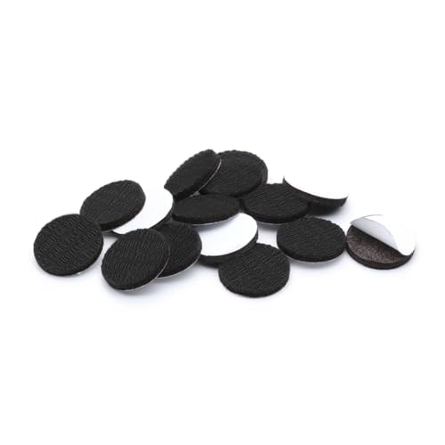 Slipstick GorillaPads CB147 Non Slip Furniture Pads/Gripper Feet (Set of 16) Self Adhesive Rubber Floor Protectors, 1 inch Round, Black