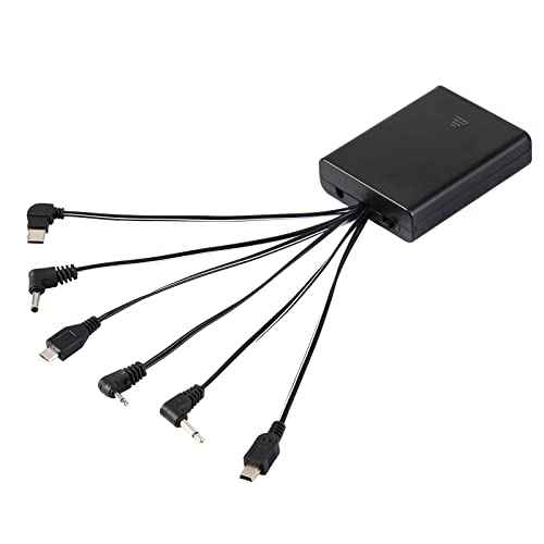 External Power Supply Box with six Kind Jacks and ON/Off Switch for Various DC Equipment,Like Some Kinds Safe Box,Electronic Cabinet Lock,Toys,LED Lighting and so on.Output DC 6V