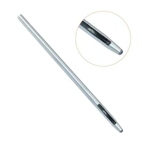 Litoexpe Eyelet Hole Punch Die Tool, 1.5mm Grommet Setter Hollow Punch (Includes Base & Ram) for Leather Craft Clothing Handbag Fabric Curtain DIY