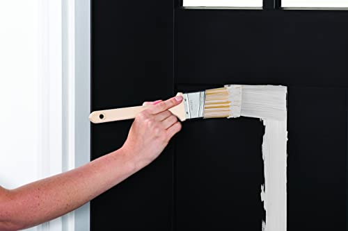 Rust-Oleum Advanced Dry Door & Trim Paint Satin White Quart - Ready to Use, Fast-Drying