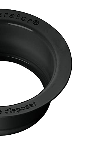 InSinkErator Matte Black Sink Flange - Compatible with Garbage Disposals, FLG-MTBLK