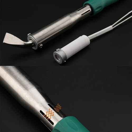 Soldering Iron Kit Electronics, 100W High-Power Welding Tool, Chrome Plated Steel Soldering Iron, Three Plugs
