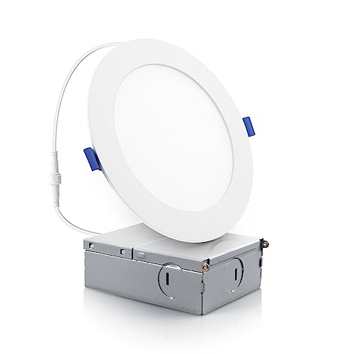 ECOELER 6 Inch Dimmable Recessed LED Downlight 5000K Daylight - 1 Pack