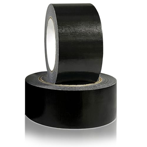 2 Pack Multi-Use Colored Duct Tape, 9 Mil Thickness, 2" x 30 yd, Heavy Duty Tape with Strong Adhesive and Water-Resistant Backing Duct Tapes for Indoor and Outdoor Use