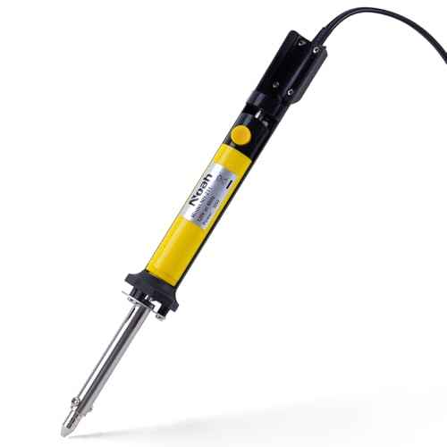 Noah 2-in-1 Desoldering Soldering Iron Solder Sucker Desoldering Pump, Solder Sucker & Iron, Portable Desoldering Tool for Precision Solder Removal,Black