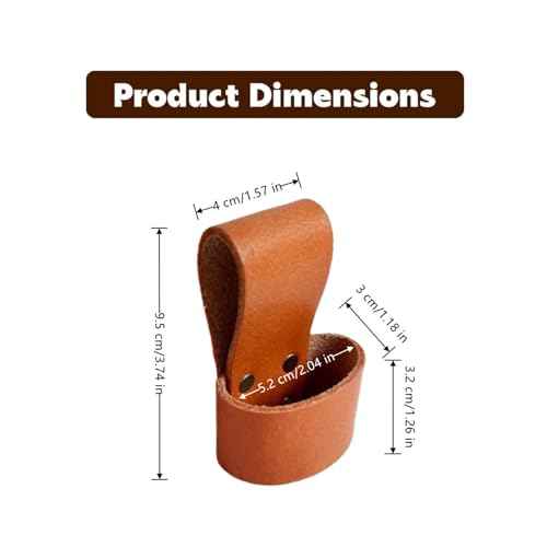 2 Pcs Hammer Holster Premium Leather Axe Sheath Axe Holster Belt Loops for Outdoor