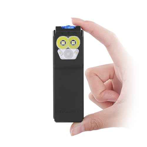 IMALENT GR36 Rechargeable EDC Flashlight 2800 Lumens, Triple Light Compact Pocket Clip Light, USB C Charging, Magnetic Powerful Mini Keychain Flash Lights for Reading, Cycling, Camping