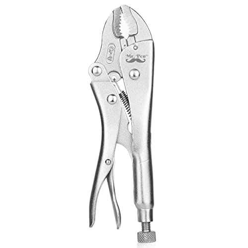 Mr. Pen- 7 Inch Curved Jaw Alloy Steel Locking Pliers with Wire Cutter and Adjustable Wrench