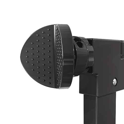 2 Pack Baby Gate Banister Adapter for Pressure Mounted Stair Gates Universal Hardware Parts Kit Baby and Dog Gate for Stairs No Drilling (Black)