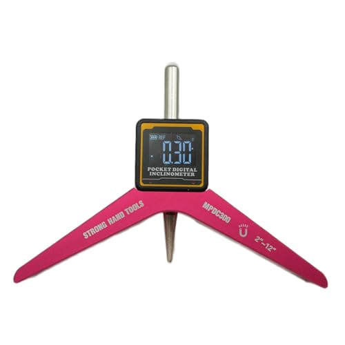 Strong Hand Tools Digital Angle Display Magnetic Pipe Center Finder