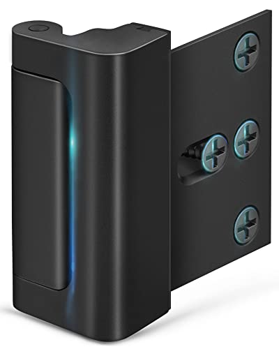 EverPlus Black Front Door Lock Reinforcement Security Latch Childproof