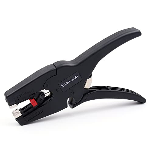 knoweasy D3 Wire Stripper Tool for 7-32 AWG Cables with Cutter, 2-in-1 Electronic and Automotive Wire Tool