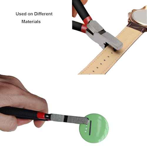 Sheet Metal Hole Punch,2mm Heavy Duty Hand Held Sheet Metal Hole Puncher Tool for Jewelry Making,Leather Watch Band,Thin Aluminum Sheet