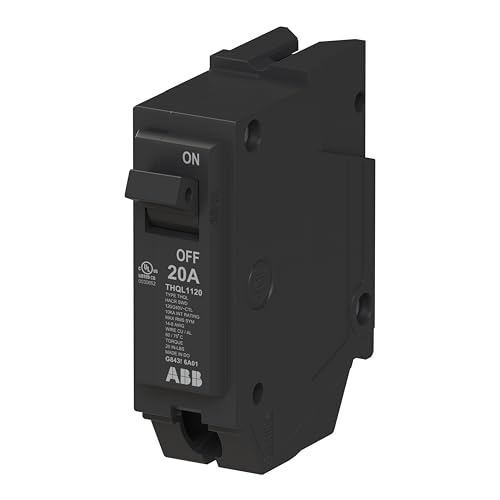 ABB Q-Line 20A Single Pole Circuit Breaker - Thermal Magnetic Safety Device