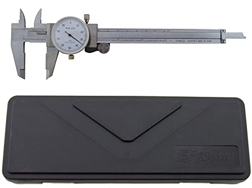Utility Dial Caliper - 6 Inch with 0.001" Precision, Stainless Steel,