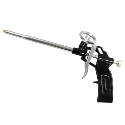 BokWin 1 Pcs Spray Foam Gun Heavy Duty Expanding Foam Gun Stainless Steel Sealant Application Gun for Filling Sealing Windows Gap