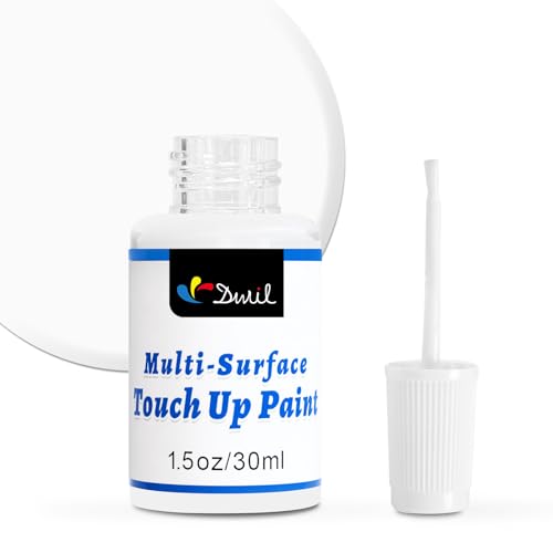 DWIL White Multi-Surface Touch Up Paint Pen - 1.5 Fl Oz, Pack of 1, Semi Gloss