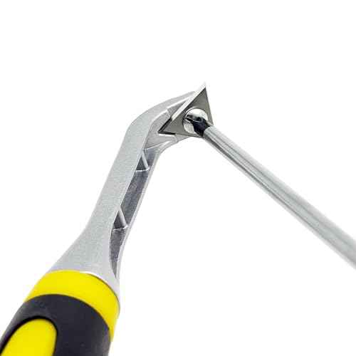 LU&MN Carbide Scraper Tool ? 1-INCH Tungsten Carbide Triangular Blade, Heavy-Duty Paint, Glue & Putty Remover with Ergonomic Non-Slip Handle