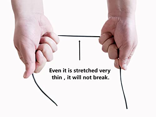 FLYZZZ Screen Spline 0.125 Inch (1/8 Inch), 100 Ft for Narrow Grooves — Not for Standard Windows