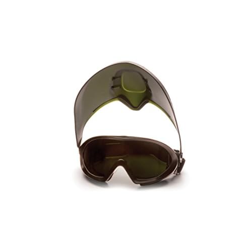 Pyramex Capstone Shield Safety Goggles Face Shield