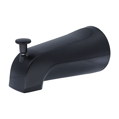 Danco Metal Tub Spout with Diverter - Matte Black Bathroom Faucet Replacement