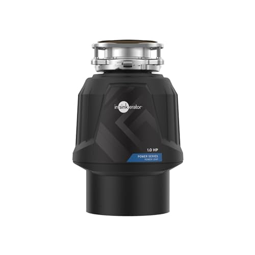 InSinkErator Power Series 1HP Garbage Disposal - Continuous Feed, Black, Disposal
