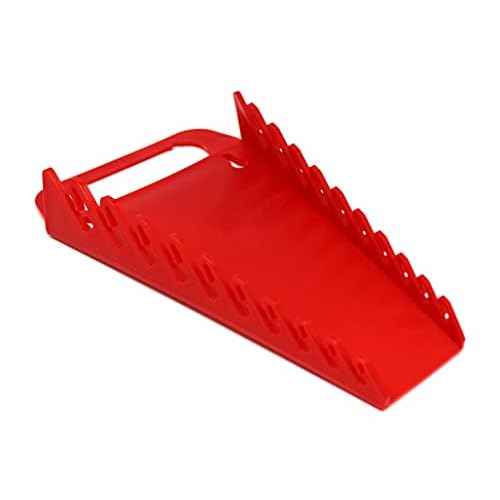 10-Tool Gripper Wrench Organizer Tray Kit - 2 Plastic Portable Gripper Tray Holders (2 Piece Kit, Black & Red)