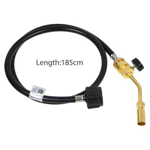 Propane Gas Tank Turbo Torch Hose Adapter Kit, Portable Propane Torch for Brazing Soldering Welding, Fuel by Gas Cylinder