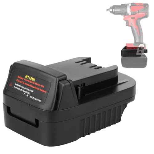 MT18ML Battery Adapter Compatible with BL1830 18v Lithium-ion Battery Convert to Mil 18V Lithium-ion Battery Fits Milwaukee 18V Cordless Power Tools (Not Made in Milwaukee)