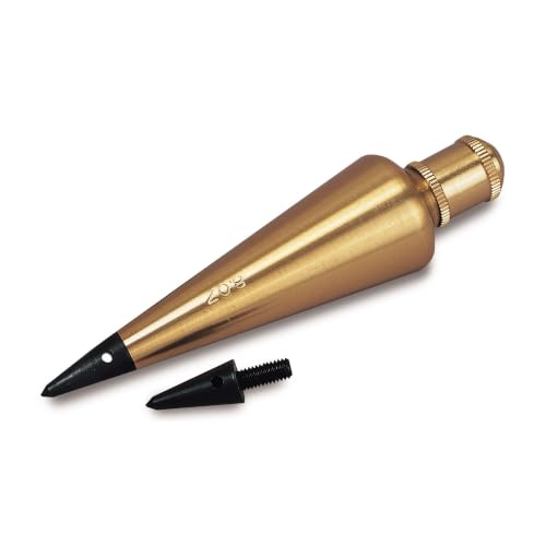 STANLEY® 8 Oz. (225g) Solid Brass Plumb Bob (47-973)