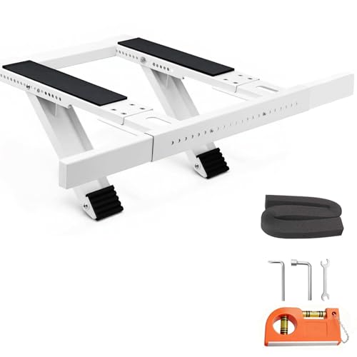 WEKIS White No-Drill Window AC Support Bracket Supports Up to 300LBS