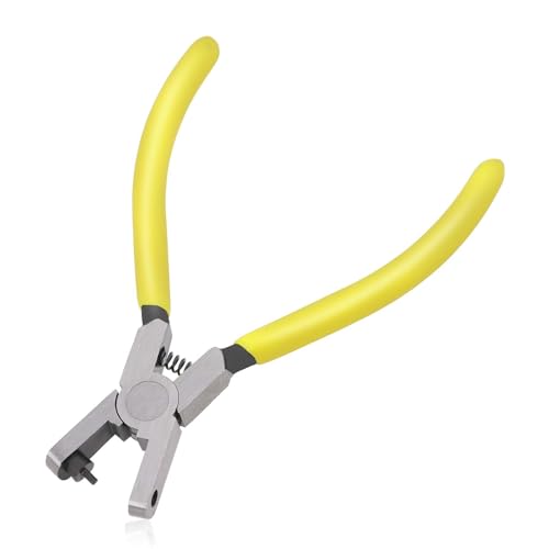 Watch Band Leather Hole Punch Plier Universal 2.0mm Shoe Strap Hole Puncher Wrist Belt Punch Hole Tool Puncher Pliers Repair Tools Suitable for Belts, Shoes, Fabric, DIY Crafts Projects, Dog Collars