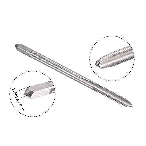 uxcell M3 x 0.5mm Metric Tap and Die Set, Machine Thread Screw Tap with Round Threading Die, Tap & Die Kit for Nut Screw Bolt Thread Repair