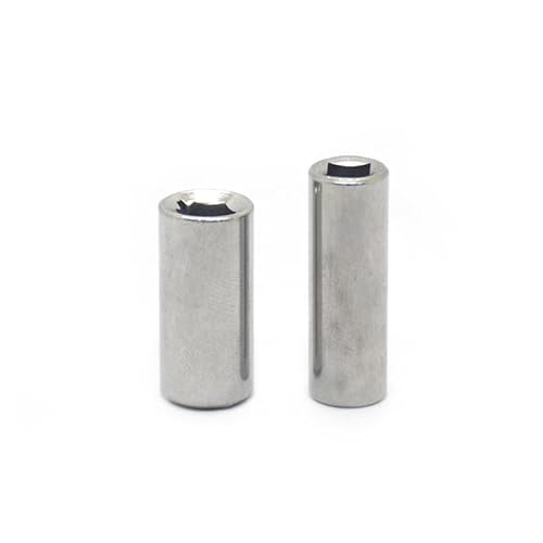 6 Pack 1/4 Square to 1/4 Hex Adapter Drive Bit Socket Holder Extension Sleeve Magnetic Female Shank Converter for Ratchet Driver to Screwdriver Bits Handles Motorcycle Tool Set