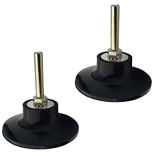 2Pack 3 Inch Sanding Discs Holder Quick Change Disc Adapter with 1/4" Shank Compatible with Roloc 3" Sanding Disc Die Grinder Drill Driver, Roll Lock Disc Pad for Polishing Sanding Surface Preparation